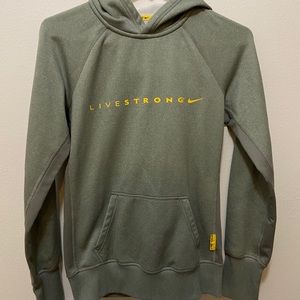 Gray Live Strong Under Armour Hoodie
